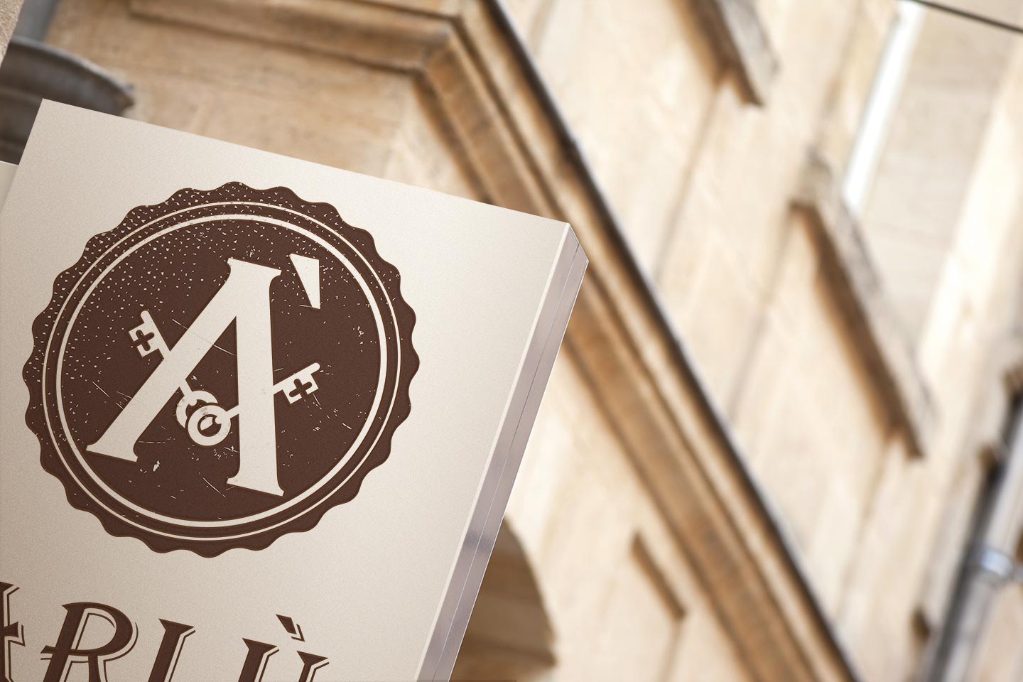 insegna ristorante a roma