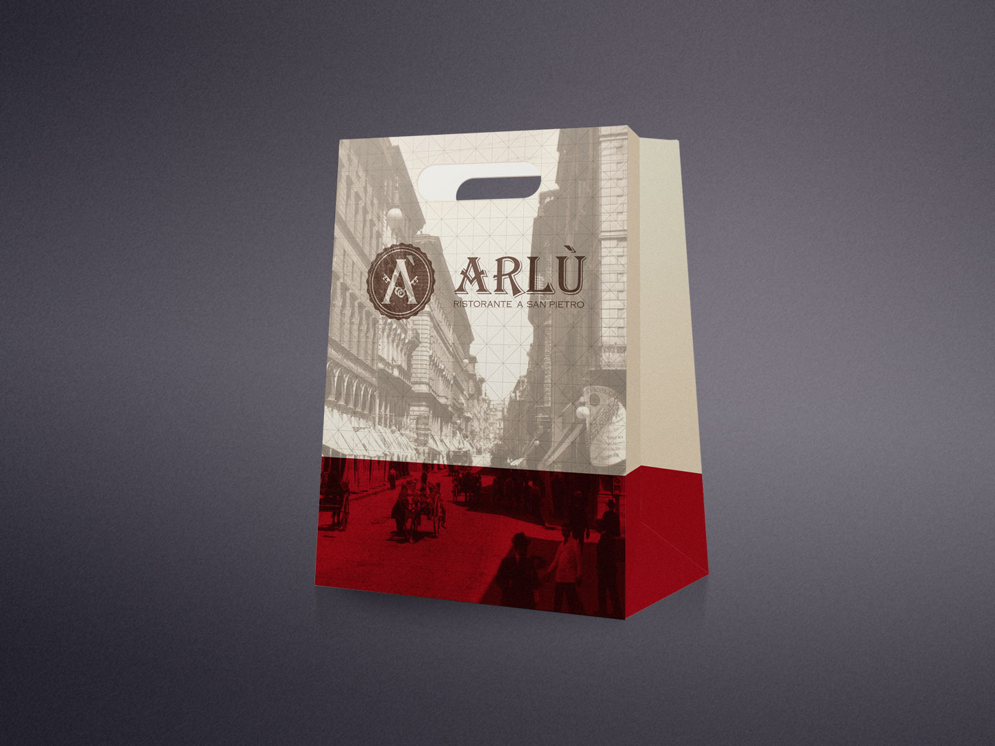 shopper personalizzato ristorante