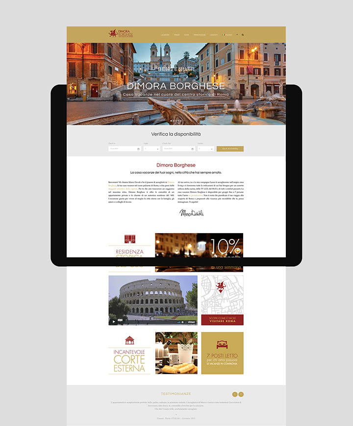 sito web dimora borghese