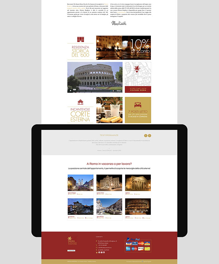 sito web dimora borghese