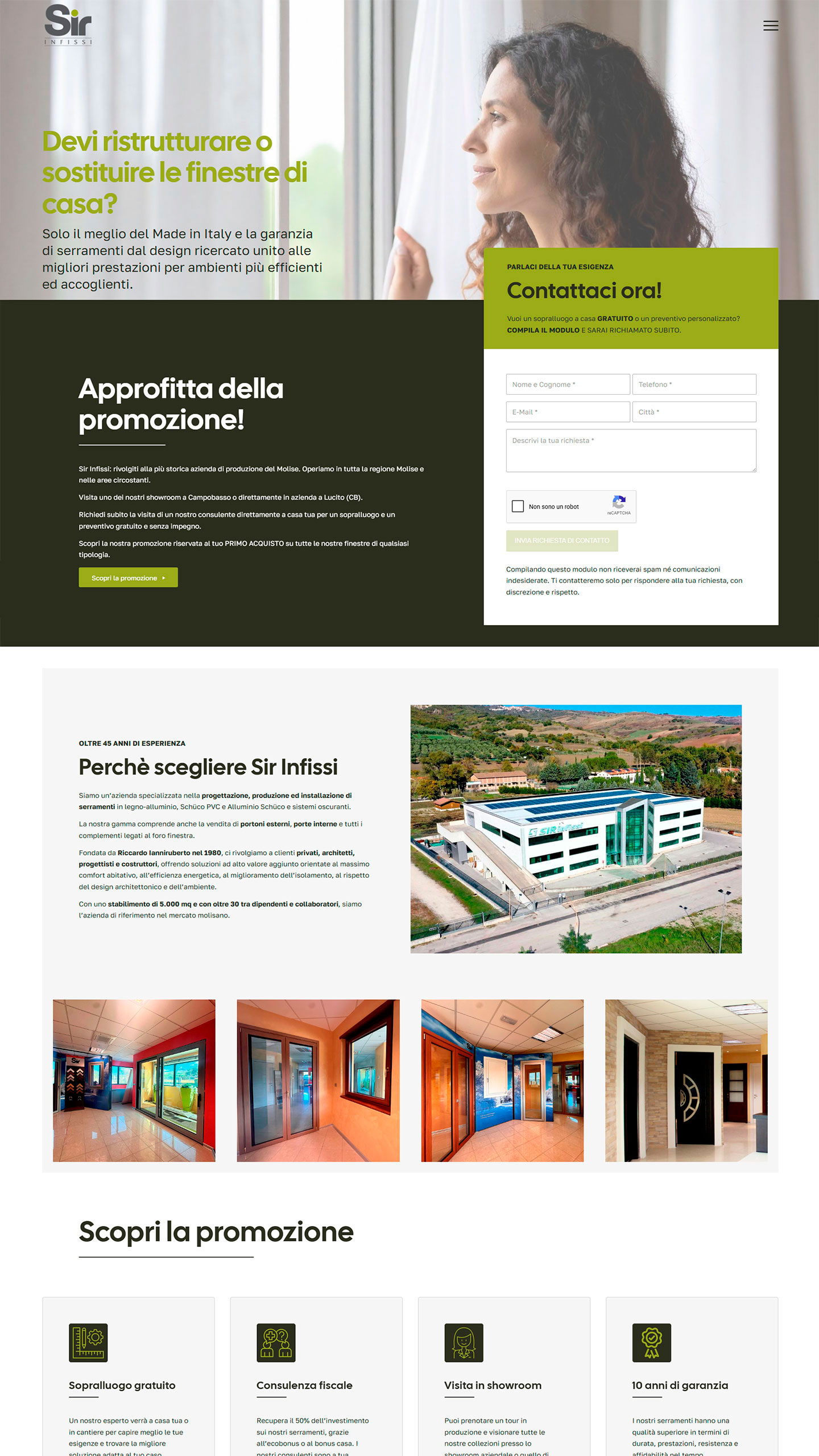 sito web sir infissi