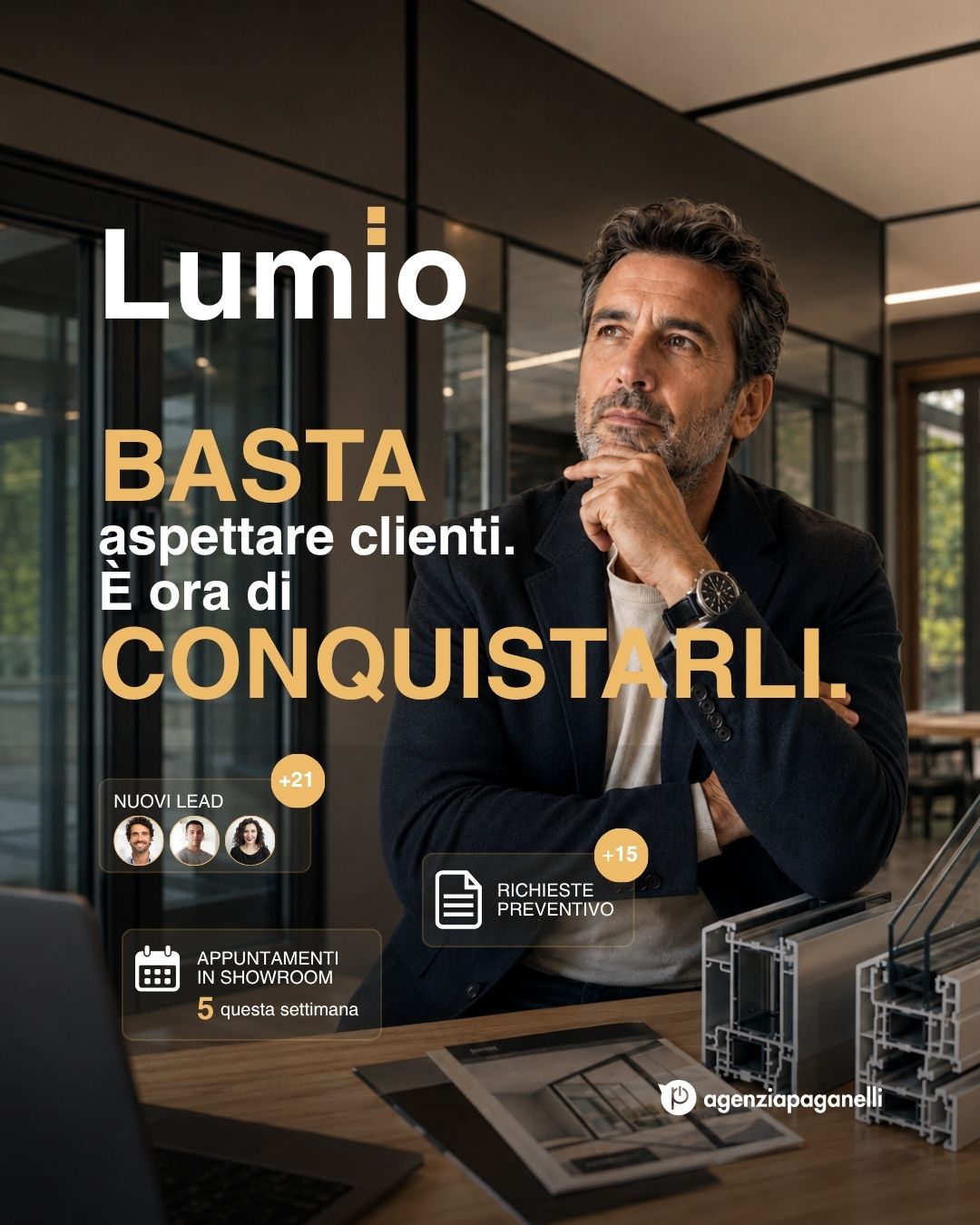 Sistema di acquisizione clienti per serramentisti