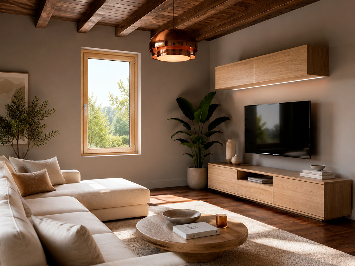 LUMIO rendering fotorealistico finestra