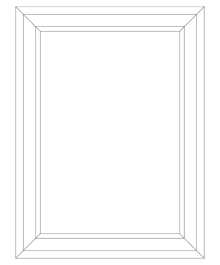 disegno tecnico finestra