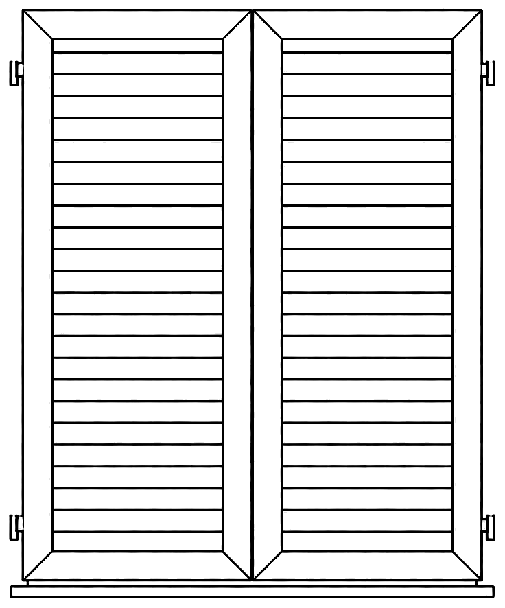 disegno tecnico persiana